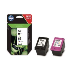 Hp 62 Ink Cartridge Black Tri-colour N9J71AE (package 2 each)